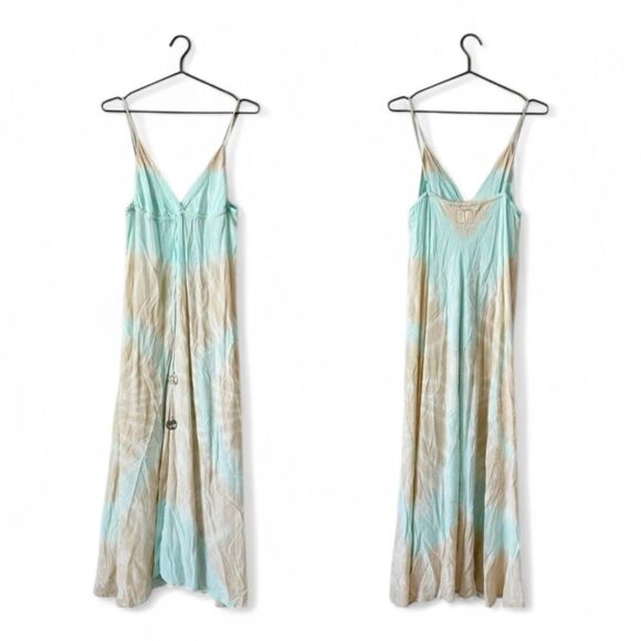 Gypsy 05 Alex Collection Silk Spiral Tie Dye Maxi Dress Size M - Picture 2 of 11